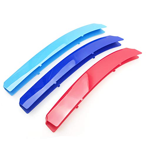 Lanyunr F01 F02 grill stripes insert trim color decorate for 2014-2015 7 series Kidney larger Grille 9-Beam - Image 2