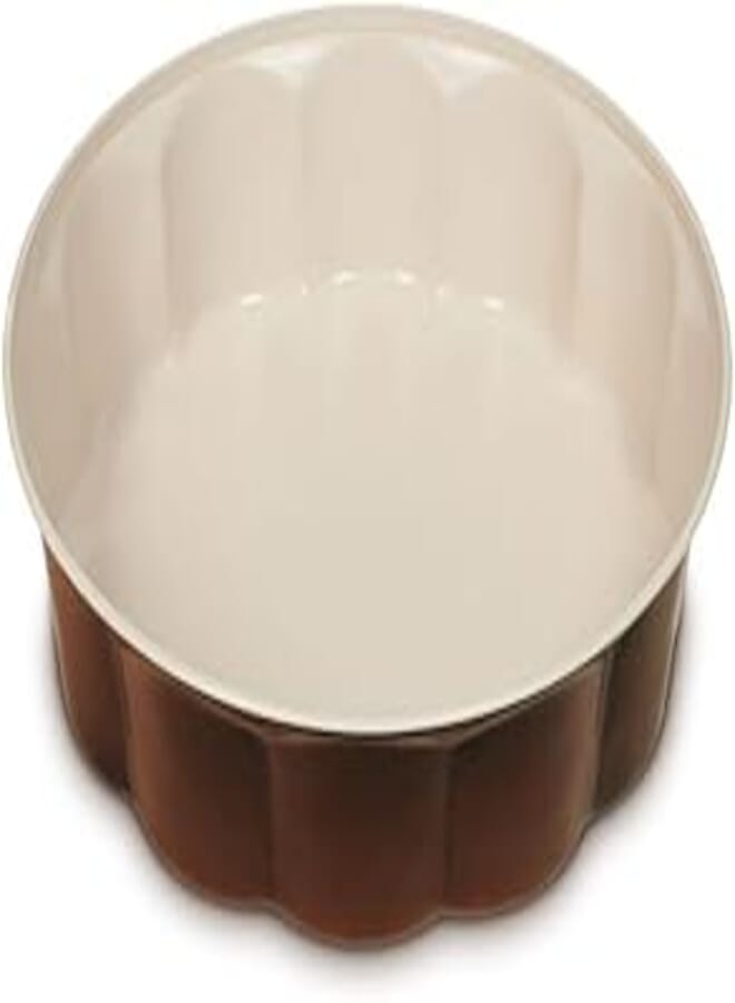 Guardini Rounded Cake Tray 26 Cm, White Brown