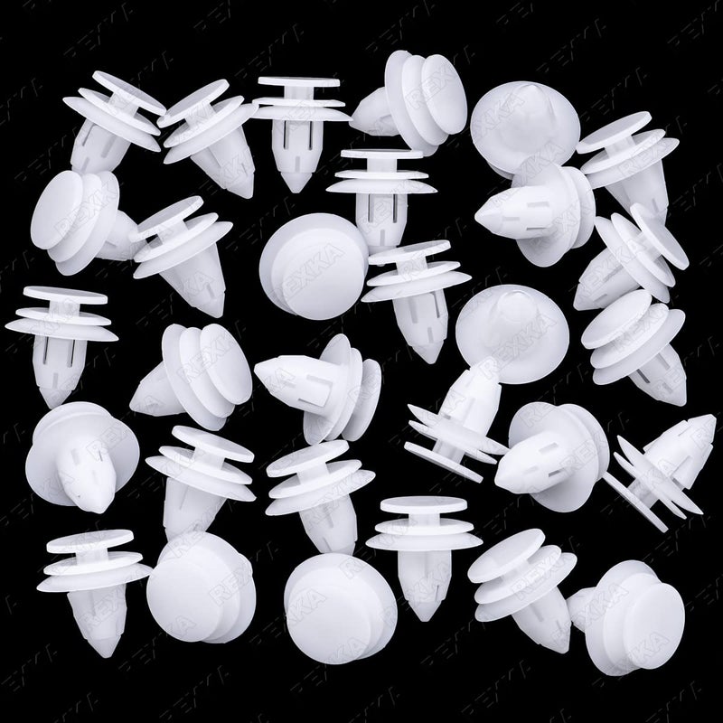Rexka 30pcs Door Trim Panel Retainer Clip Fastener for Chrysler 6505292AA Vans Grand Voyager, Pacifica, Town & Country, Voyager, Dodge Caravan, Grand Caravan, RAMC/V - Image 2