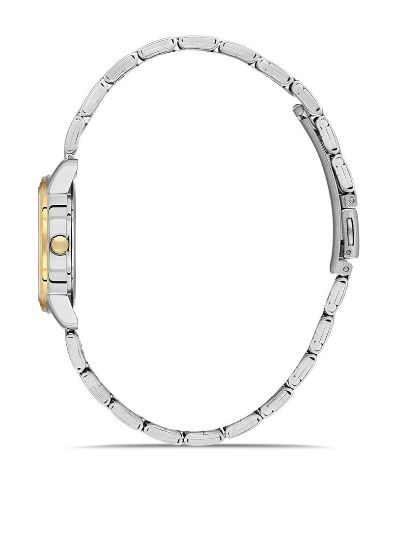 OMAX Omax Women's Gold Casual Luxury Wrist Watch, Watches for Women, Stainless Watches, Steel Band, Round Dial, Waterproof Watch, 1 Year Warranty - Image 2