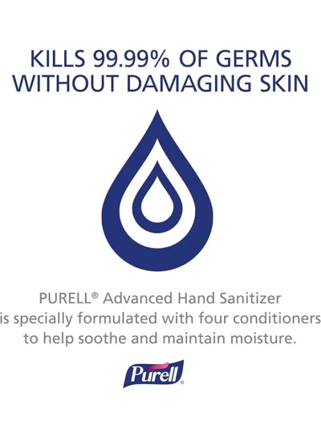 Purell Advanced Hand Sanitizer Refreshing Aloe gel pump 59 ml- Portable Flip Cap Bottle - Image 2