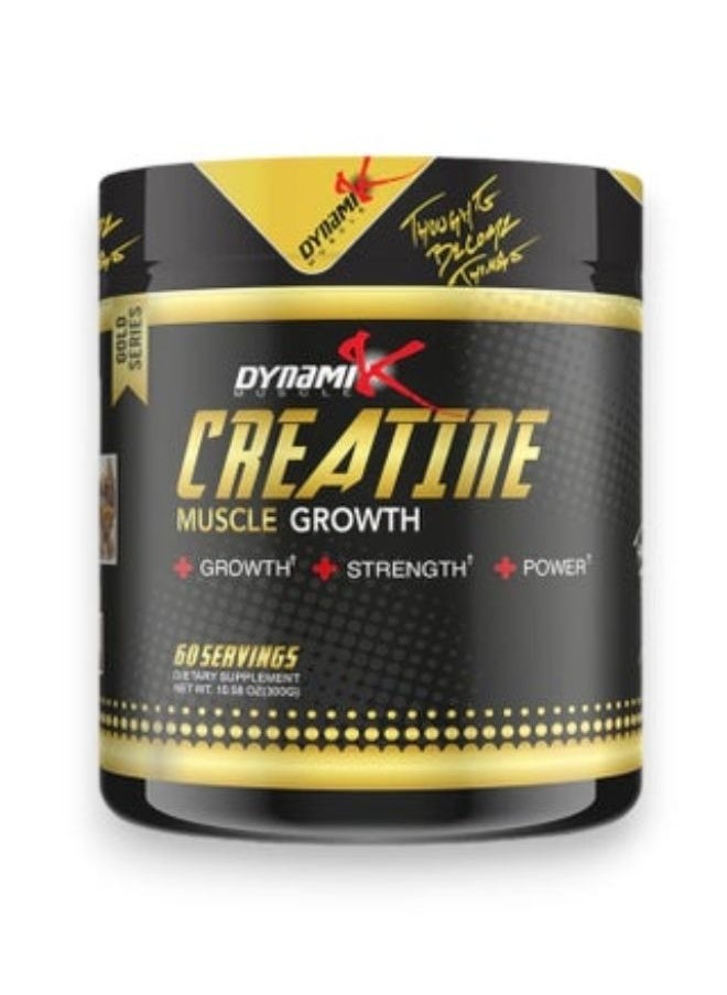 DYNAMIK MUSCLE Creatine Muscle Growth, 300g, 60 Servings 