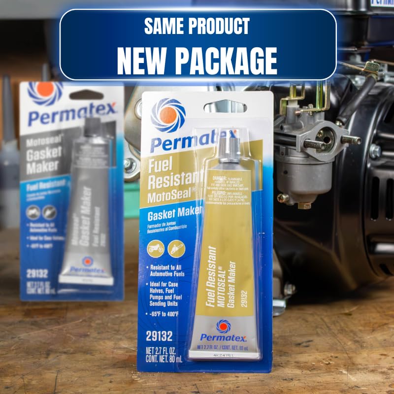 Permatex بيرماتكس 29132 موتوسييل 1 صانع حشوات نهائي رمادي، 2.7 أونصة. - Image 1