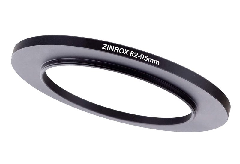 ZINROX ® 82-95mm Step Up Lens Filter Adapter Ring, Set of 1 Piece - Size : 82mm to 95mm Stepping Ring - Image 1