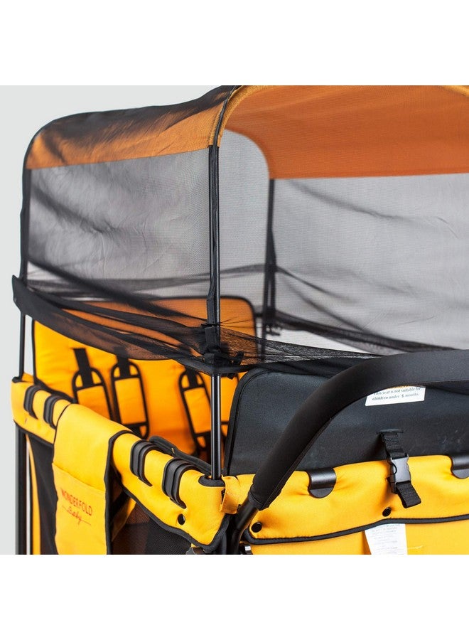 WONDERFOLD Mosquito Net for Stroller Wagon Featuring Easy Access Zippered Entrance with Quick and Easy Install and Protection from All Types of Insects (Fits Only W4 Elite/Luxe) - Image 4