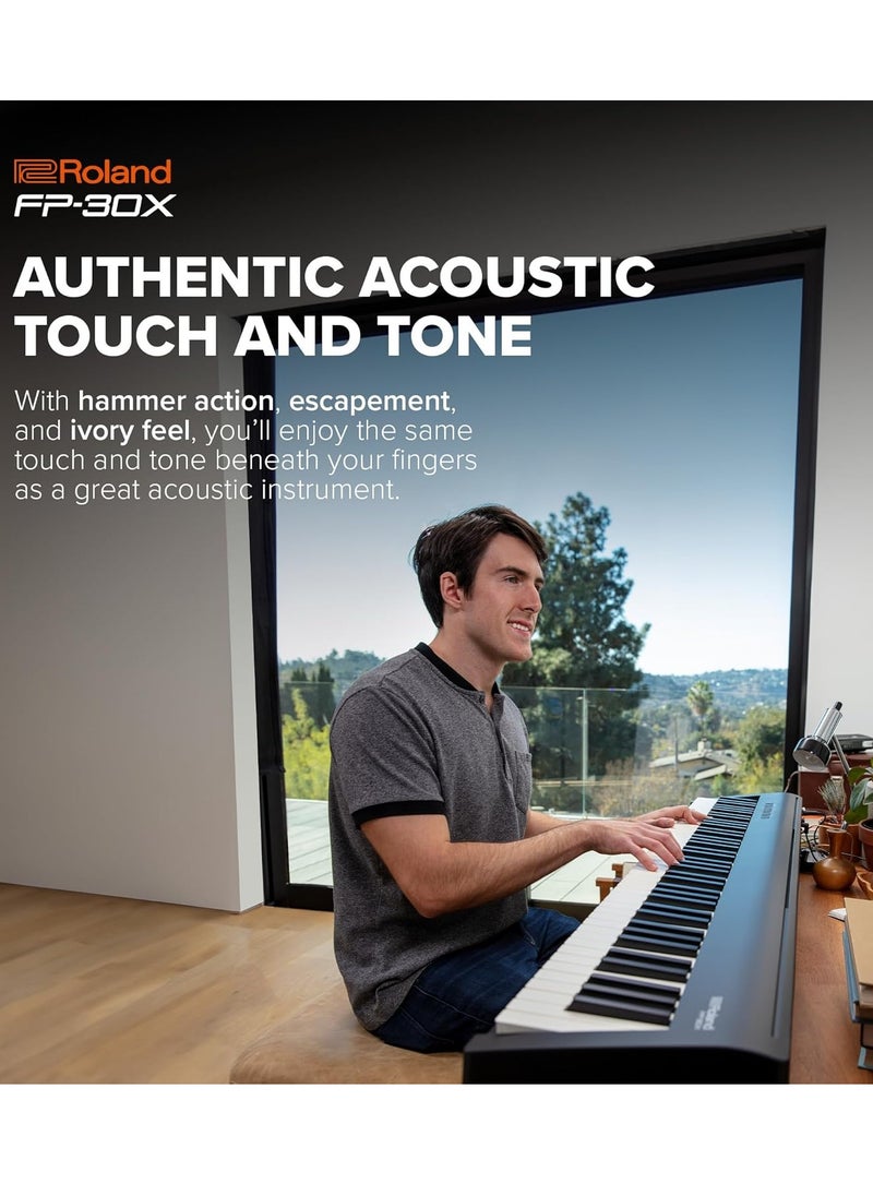 Roland - FP-30X BK Digital Piano - Image 1