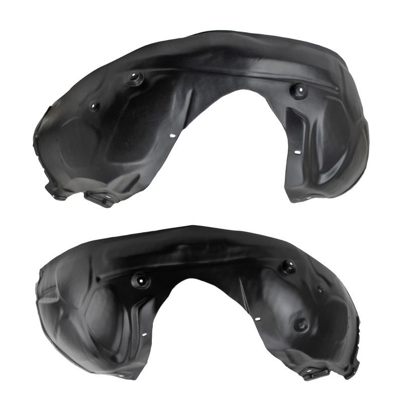 TRQ Front Inner Fender Liner Set Compatible with 20112014 Dodge Charger CH1248154 CH1249154