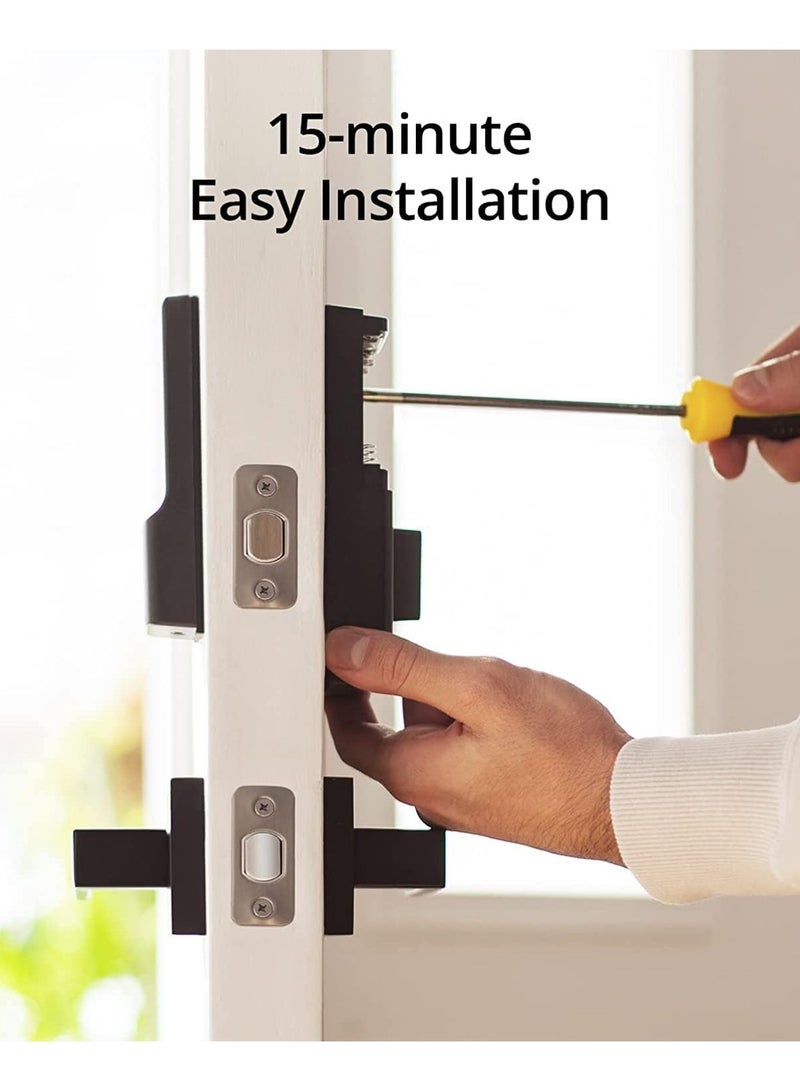 eufy eufy Security Smart Lock C210, 5-in-1 Keyless Entry Door Lock, Built-in WiFi Deadbolt, Smart Door Lock, No Bridge Required, Easy Installation, Touchscreen Keypad, App Remote Control, BHMA Cert  - Image 5