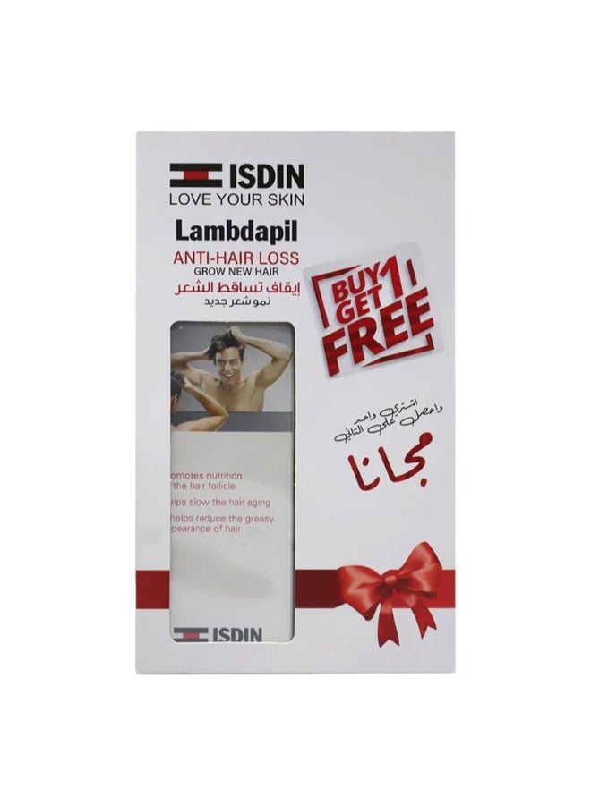 Isdin Anti-Hair Loss Growth & Regrowth Treatment – Promotional Pack ( Buy 1 Get 1)