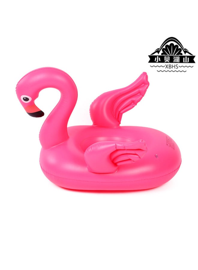 Generic Spot Water Sitting Ring Children Swimming Ring Inflatable Duck Animal Pattern Seat Seat Boat-Color:powder Goose - Image 4