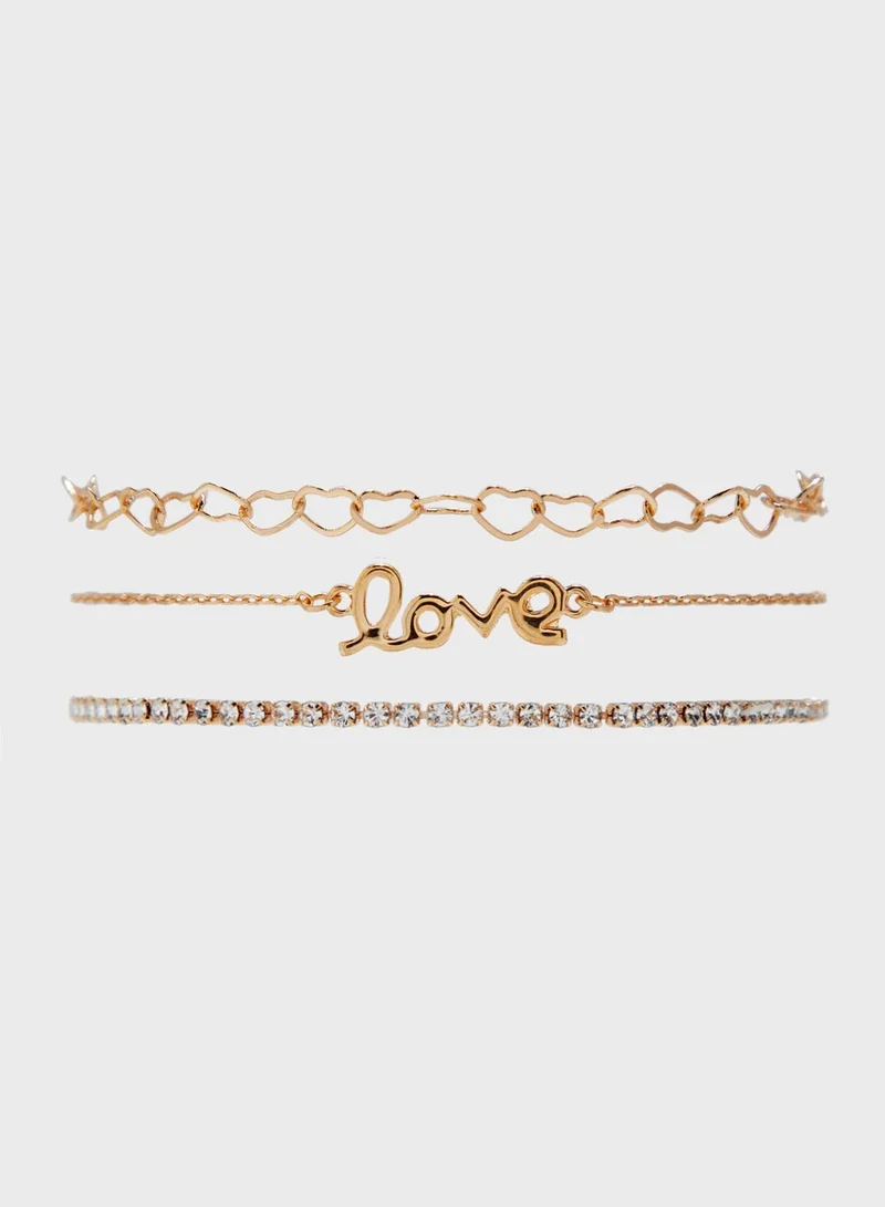CALL IT SPRING Multipack Nikeel Bracelets