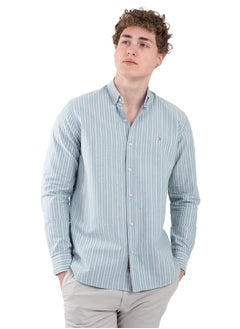 Striped cotton Oxford shirt