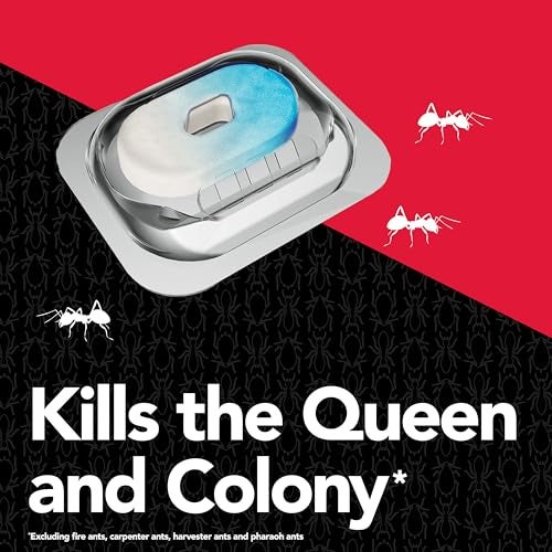 Raid Max Liquid Ant Bait; Kills Ants Where They Breed, for Indoor and Outdoor Use; 4 Bait Stations - Image 3