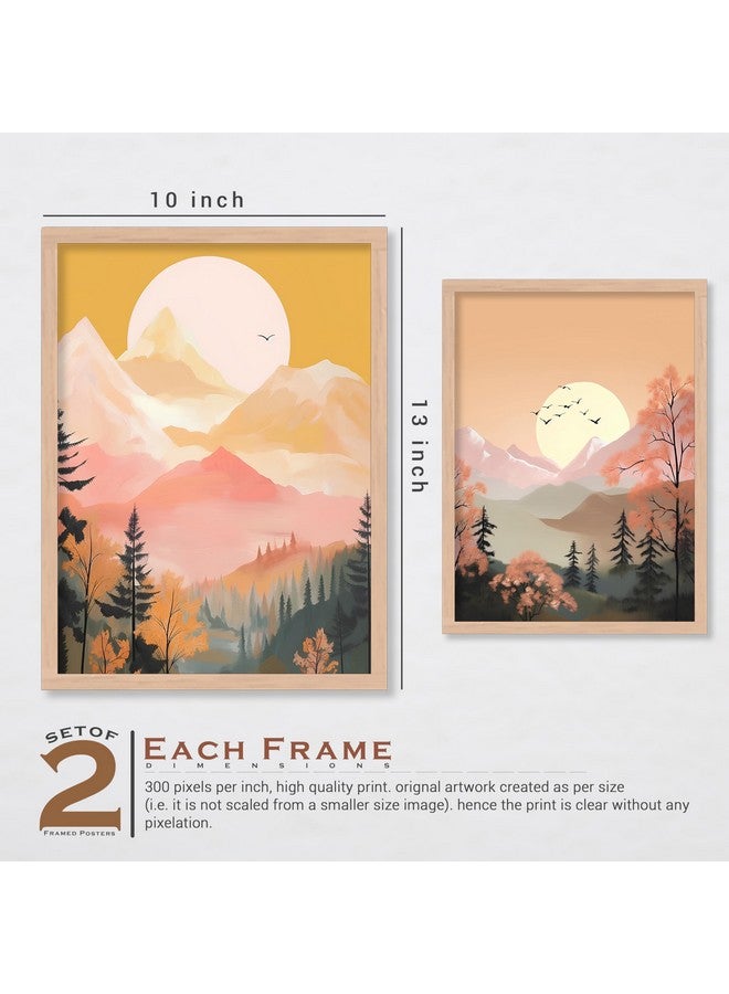 ARTELLY Big Size Wall Painting For Living Room Bedroom Frames For Office Home Wall Decor - Aesthetic Painting For Wall Decoration (Set of 4) (Medium, Modern Art 9) - Image 2