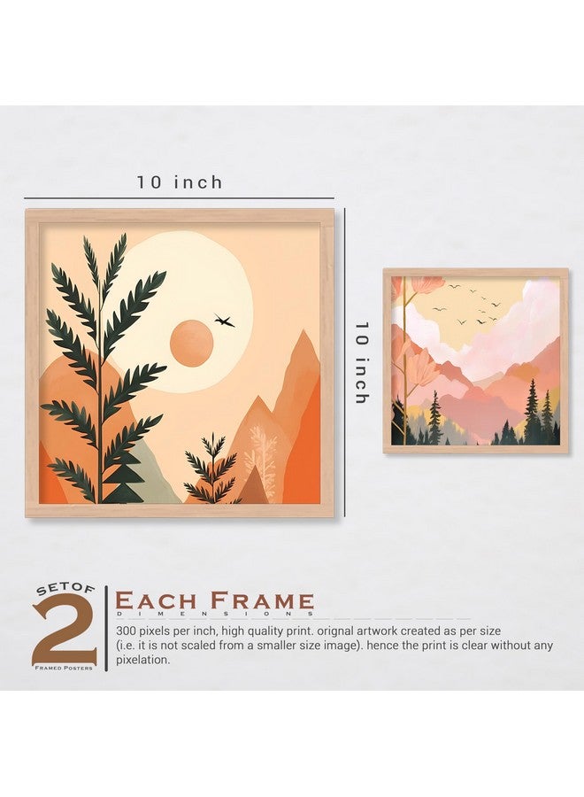 ARTELLY Big Size Wall Painting For Living Room Bedroom Frames For Office Home Wall Decor - Aesthetic Painting For Wall Decoration (Set of 4) (Medium, Modern Art 9) - Image 3