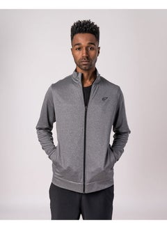 The Classic Zipper Track Top in Grey