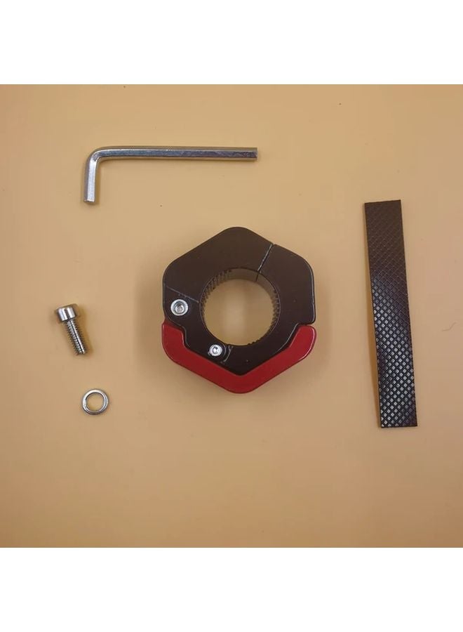 Universal Red Bike Hook No Drill Bicycle Pedal Motorcycle Helmet Mount - Image 1