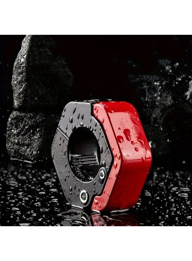 Universal Red Bike Hook No Drill Bicycle Pedal Motorcycle Helmet Mount - Image 4