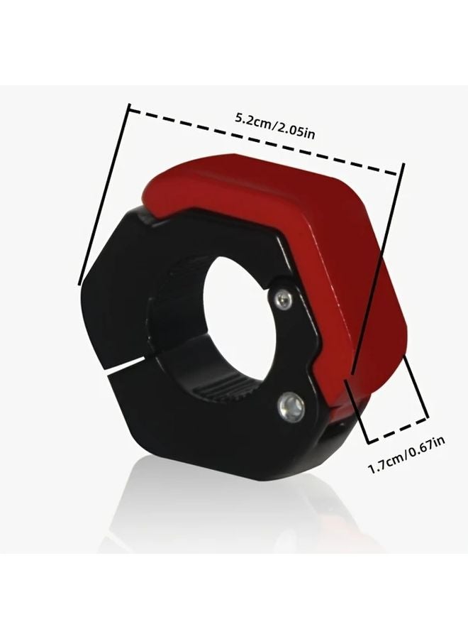 Universal Red Bike Hook No Drill Bicycle Pedal Motorcycle Helmet Mount - Image 5