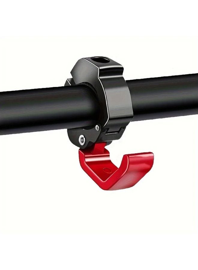 Universal Red Bike Hook No Drill Bicycle Pedal Motorcycle Helmet Mount - Image 2