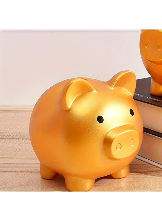 Blue Creative Big Eyes Piggy Bank Durable Material Coin Money Box 3.14x3.93in - Image 3