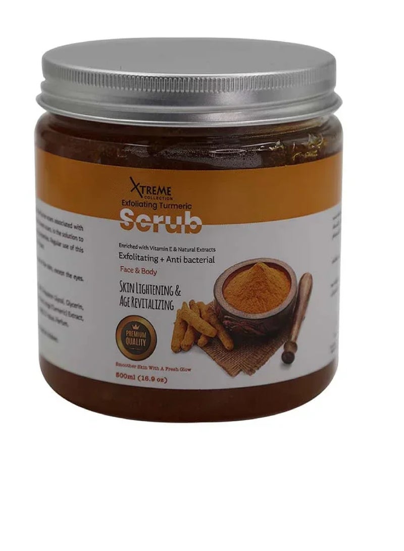 إكستريم مقشر الكركم لتفتيح البشرة  للوجه والجسم 500 مل