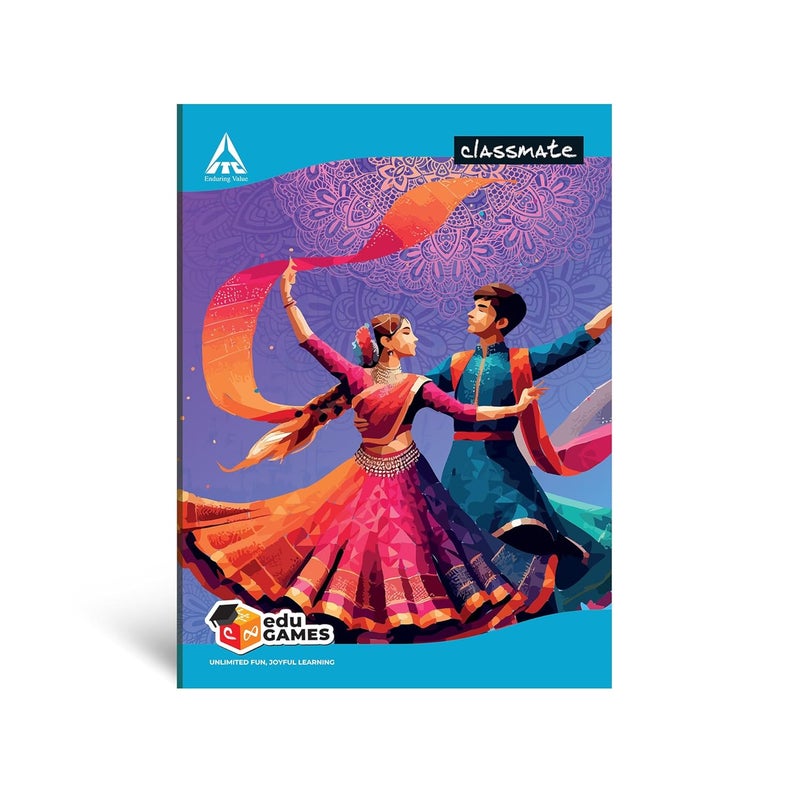 classmate Long Notebook - A4, Soft Cover, 304 Pages, Single Line (Pack of 6) - Image 1