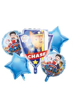 Brain Giggles Brain Giggles 5 in 1 Paw Patrol Theme Theme Foil Balloon Set 