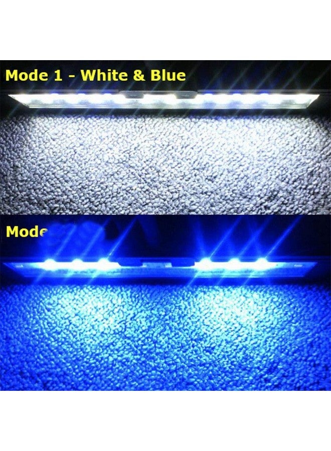 hygger 9.7 Inches Blue White LED Aquarium Light Clip on Small Led Light for Planted Saltwater Freshwater Fish Tank with Gooseneck Clamp 13W - Image 2