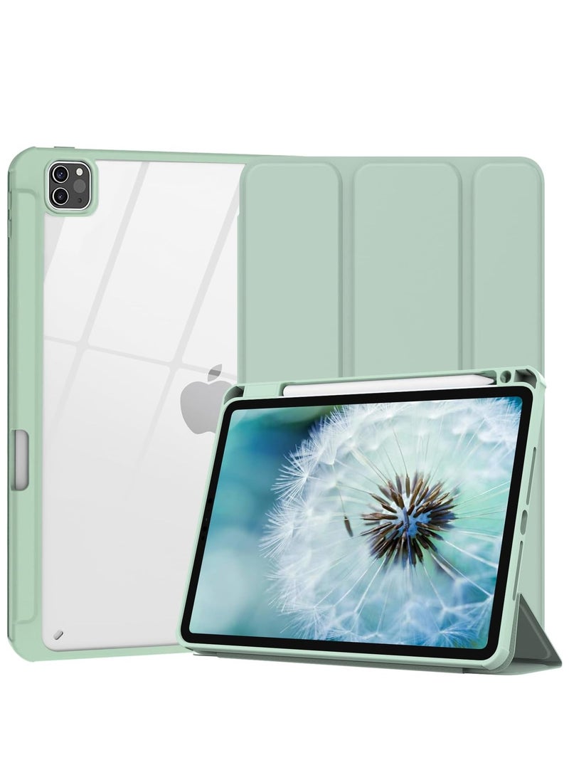 EVO Compatible with iPad Air 11-inch M2 2024 Case/iPad Air 5th Generation Case 2022/ iPad Air 4th Gen Case 2020,(Pencil Slot+Auto Sleep/Wake) Stand Case for iPad Air 11 Inch Case 2024 Mint Green 