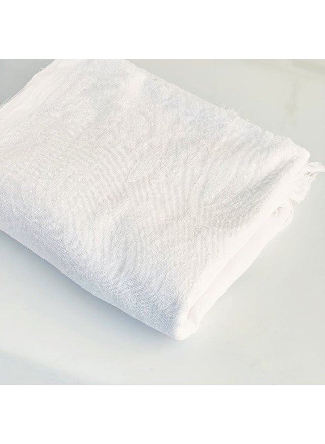 الحرمين إحرام قطن خفيف عالي الجودة للحج والعمرة – طقم قطعتين – ناعم ومريح للبشرة – ١٠٥×٢١٠ سم – ١٠٠٪ قطن – صناعة مصرية – لباس الإحرام للرجال - Image 3