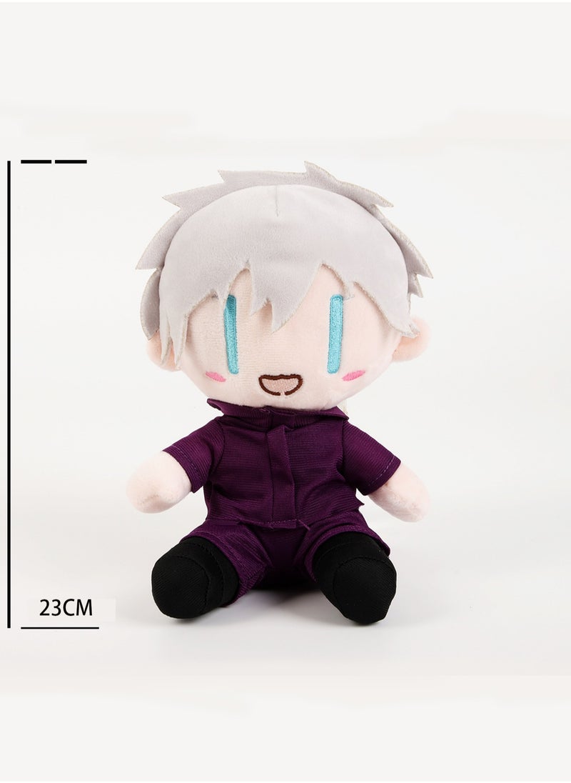 2024 New Q Version Of The Magic Back To War Plush Doll Five Satori Doll Ornaments  - Image 2