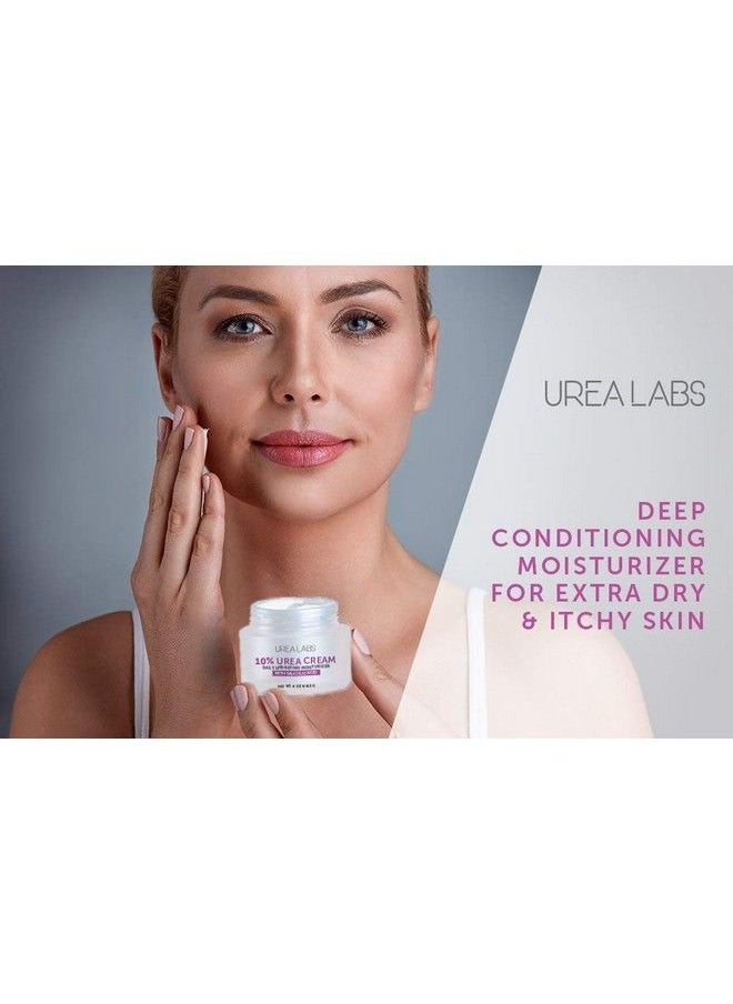 urea labs - 10% Urea Cream W Salicylic Acid And Lavender Oil. Daily Moisturizer For Face Hand Foot & Full Body Use. Healing Hydrating Therapeutic Cream For Severe Dry Skin And Keratosis Pilaris (1 Cream) - Image 1