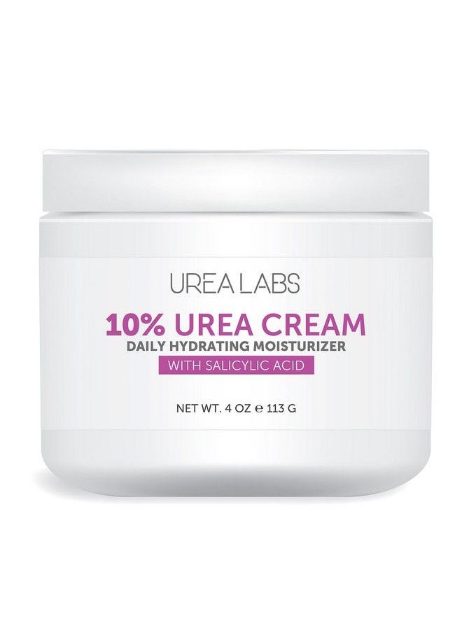 urea labs - 10% Urea Cream W Salicylic Acid And Lavender Oil. Daily Moisturizer For Face Hand Foot & Full Body Use. Healing Hydrating Therapeutic Cream For Severe Dry Skin And Keratosis Pilaris (1 Cream) - Image 1