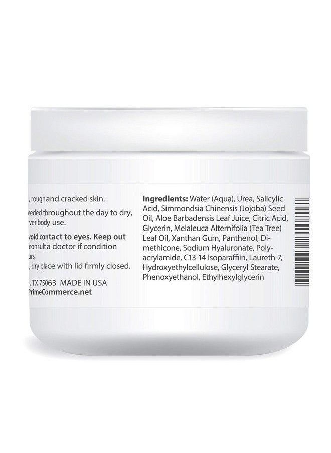 urea labs - 10% Urea Cream W Salicylic Acid And Lavender Oil. Daily Moisturizer For Face Hand Foot & Full Body Use. Healing Hydrating Therapeutic Cream For Severe Dry Skin And Keratosis Pilaris (1 Cream) - Image 1