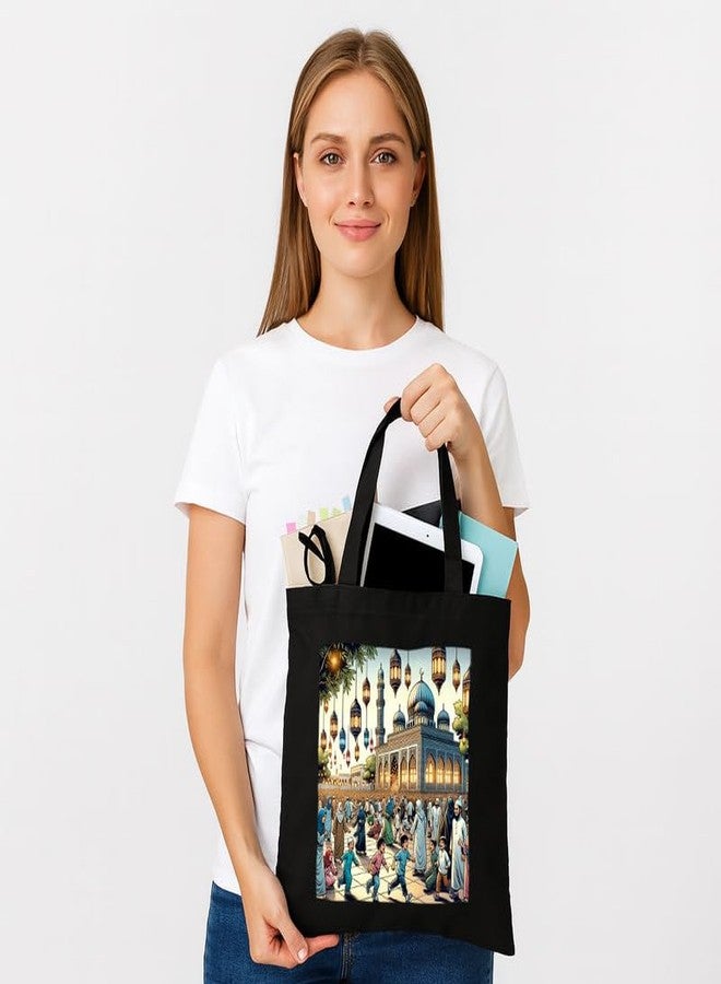 PrintingZone Printed Tote Bag For Women| Trendy Printed Canvas Tote Bag for Women - College, Office & Travel Use - Image 4