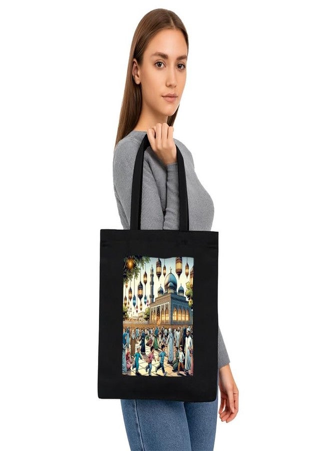 PrintingZone Printed Tote Bag For Women| Trendy Printed Canvas Tote Bag for Women - College, Office & Travel Use - Image 3
