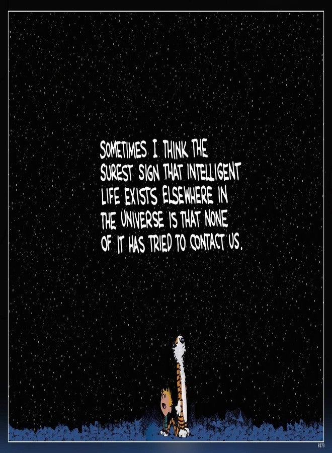 POSTERNEST Calvin And Hobbes Poster Matte Finish Paper Print 12 x18 Inch (Multicolor) -8273 - Image 1