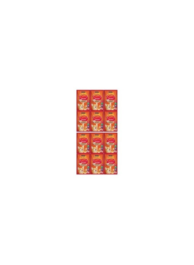 Friskies Friskies Wet Cat Food Pouch Duck 85g Pack of 72 