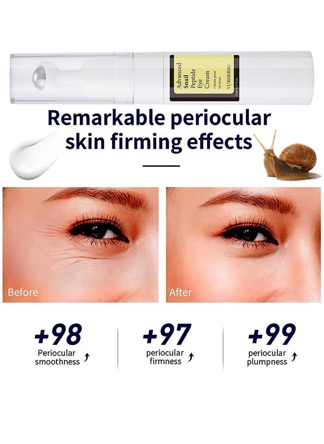 Advanced Snail Peptide Eye Cream, For Dark Circles, Puffiness And Wrinkle, Niacinamide And Snail Mucin Eye Cream, Moisturizing, Hydrating, Firming, 360° Massage Ball, 17ML - pzsku/Z8BE89A5535900D99C1C8Z/45/_/1715909699/6f66c388-d4da-4739-a883-4b1ffcd55dbe