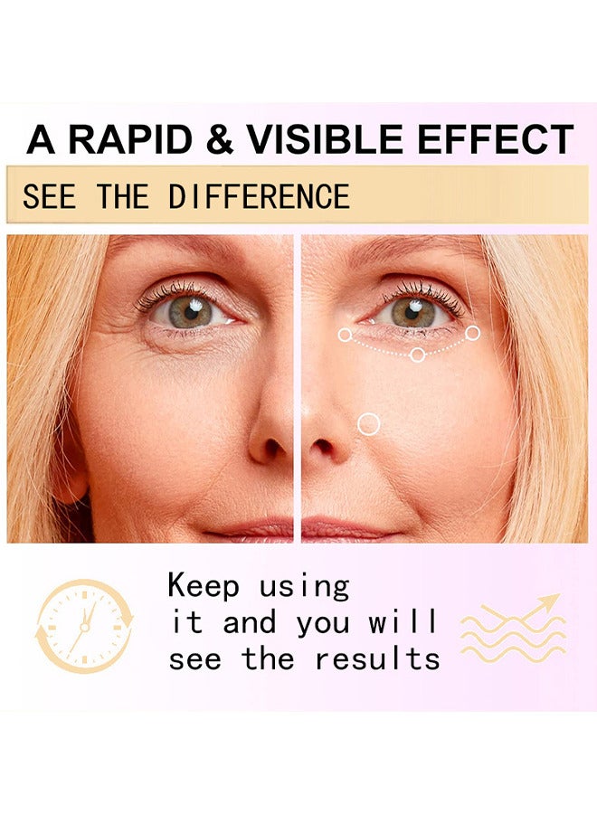 YURHERSU Advanced Snail Peptide Eye Cream, For Dark Circles, Puffiness And Wrinkle, Niacinamide And Snail Mucin Eye Cream, Moisturizing, Hydrating, Firming, 360° Massage Ball, 17ML - Image 4