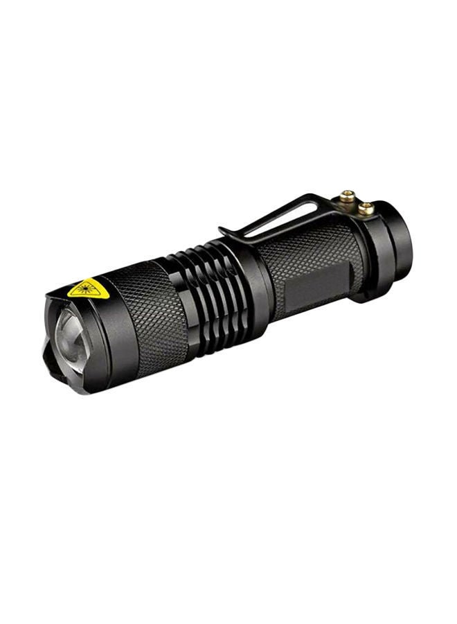 NIBEMINENT Adjustable Focus Mini LED Flashlight Black 9.4 x 2.6 2.6cm - Image 3