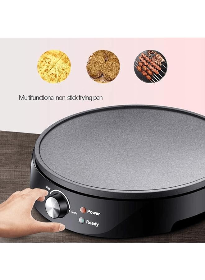 دينكس ماكينة صنع الكريب الكهربائية 30 سم 1000 وات مع مؤشر LED للتحكم في درجة الحرارة Dx2032 - Image 3