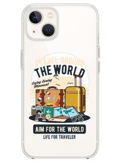Magnetic Case for iPhone 14 Plus 6.7-inch Compatible with MagSafe Wireless Charging, Shockproof Phone Bumper Cover Aim for the world copy