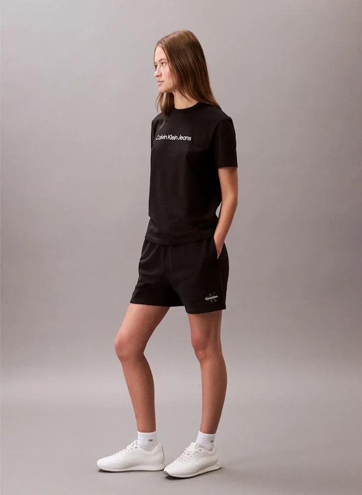 Calvin Klein Jeans  MONOLOGO FRENCH TERRY SHORT for Women | Best Price UAE
