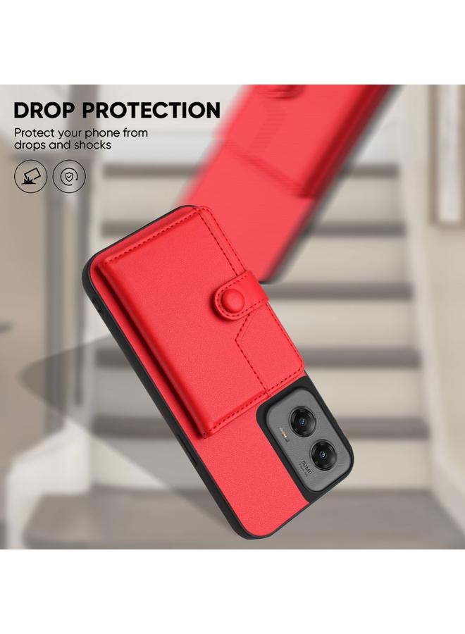 S-TOP Case For Motorola Moto G Stylus 5G 2024 Button Card Bag RFID Anti-theft Phone Case - Image 4