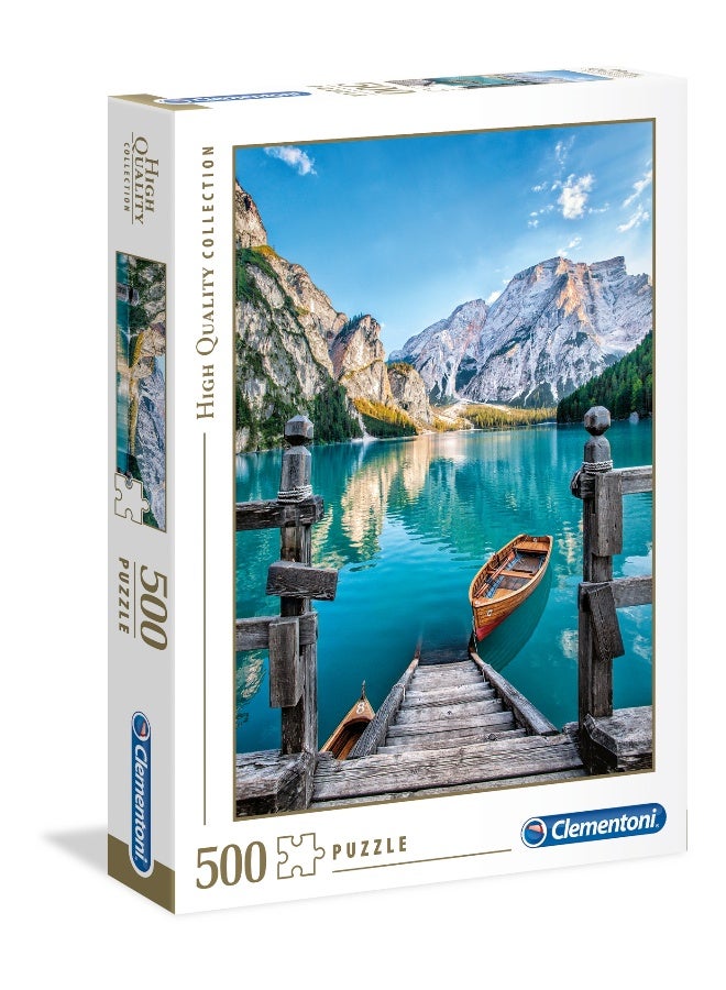 Clementoni Collection Braies Lake Puzzle - 500 Pcs - Image 1