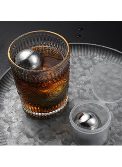 MIBRU Set of two big stainless steel balls ice alternative for cold drinks  - Image 3