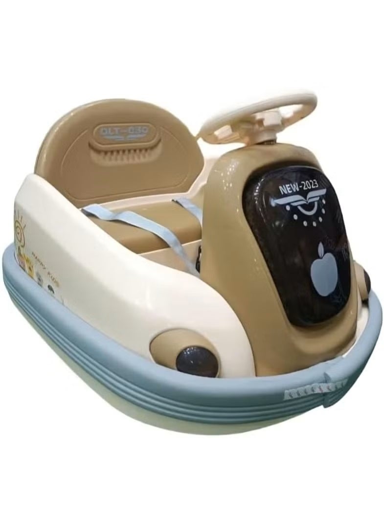 Remote Controlled and Self Controlled Kids Electric Ride-On Car - 360 Degree Bumper Car with LED Lights, Fun Drifting and High Safety - Image 5