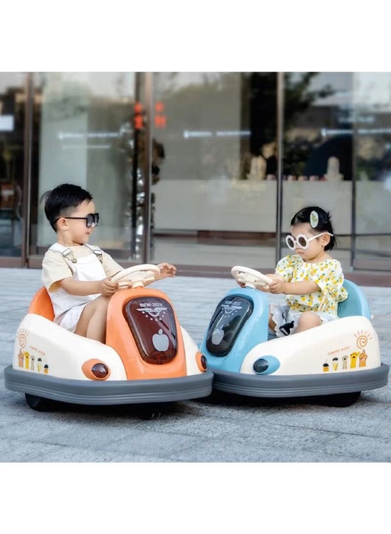 Remote Controlled and Self Controlled Kids Electric Ride-On Car - 360 Degree Bumper Car with LED Lights, Fun Drifting and High Safety - Image 3